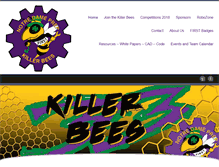 Tablet Screenshot of killerbees33.com